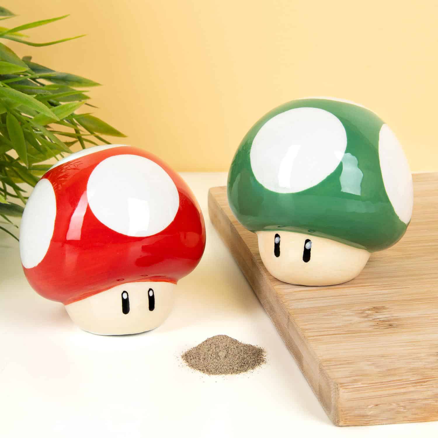 Super Mario Mushroom Salz- und Pfefferstreuer-Set
