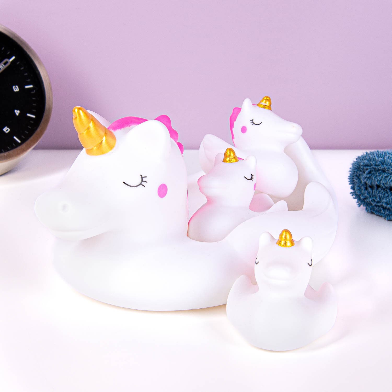 Squeaking Duck Set, Unicorn