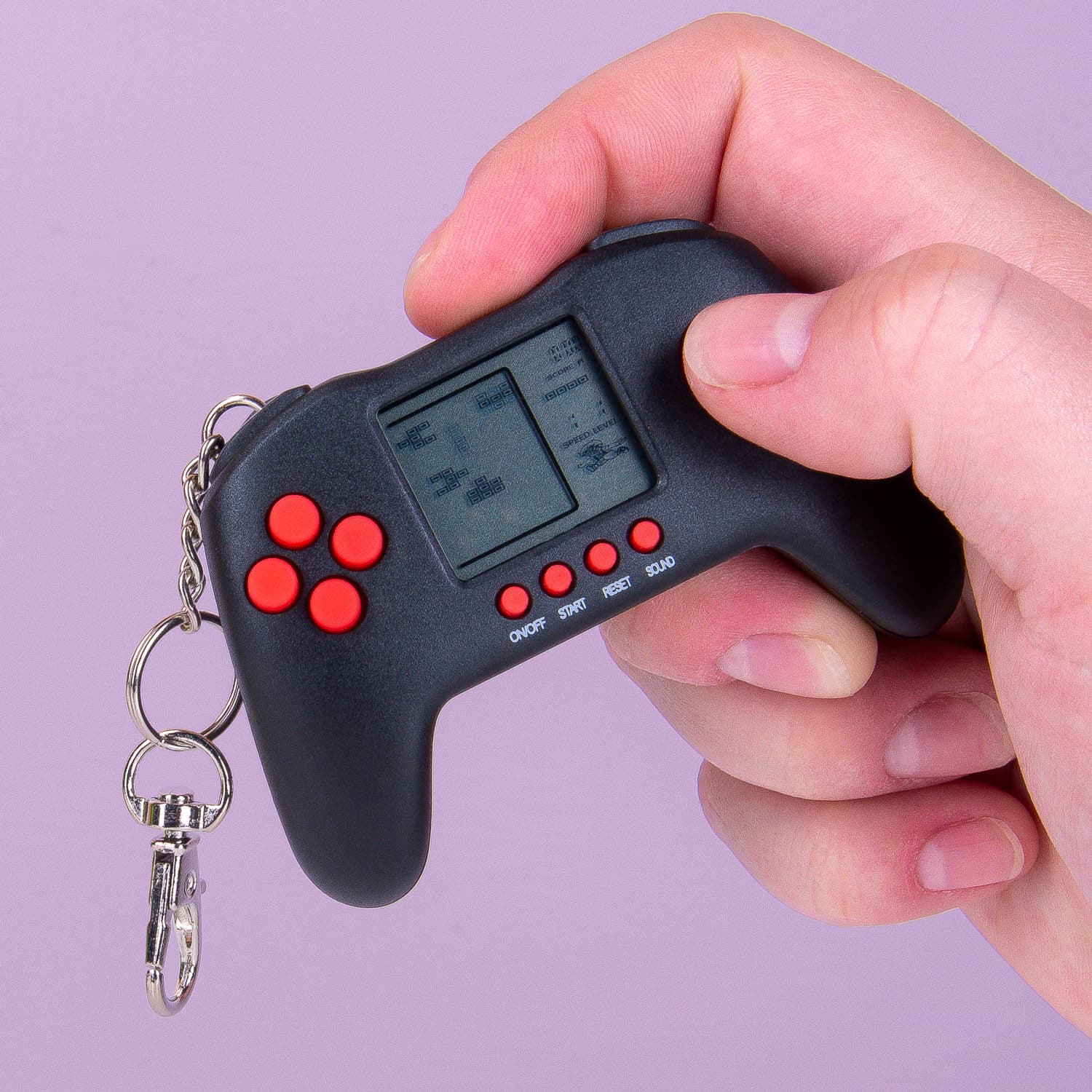 Mini game console with keychain, Controller