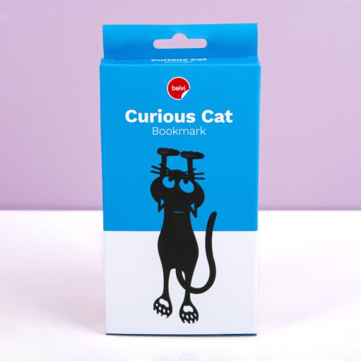 Neugieriges Katzen Lesezeichen