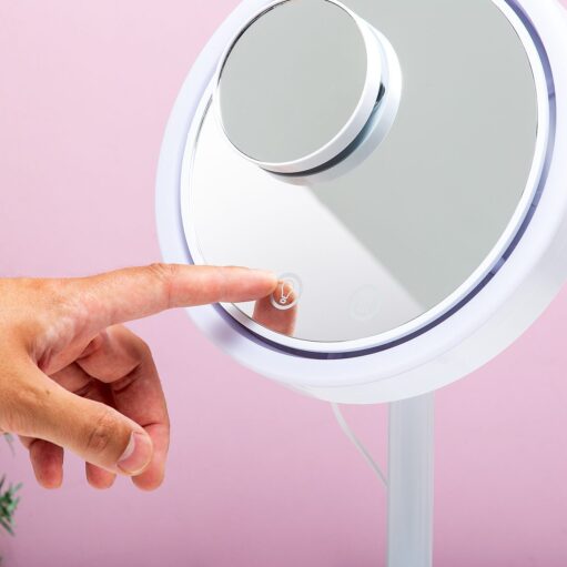 Schminkspiegel mit Beleuchtung und Ventilator