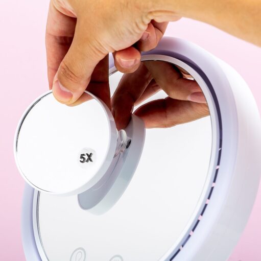 Schminkspiegel mit Beleuchtung und Ventilator