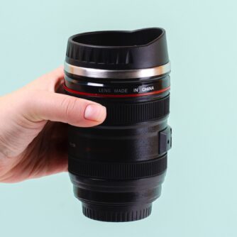 Kameraobjektiv Tasse