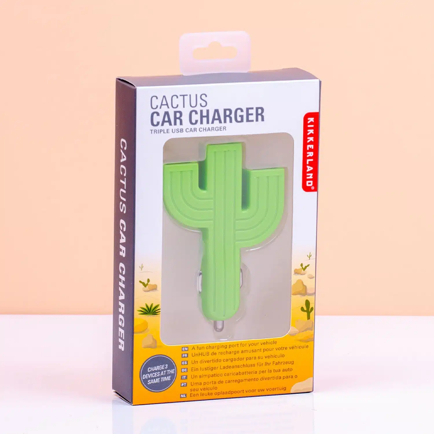 Cactus USB-Autoladegerät mit 3 Anschlüssen