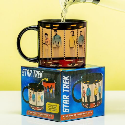 Star Trek Transporter wärmeempfindliche Tasse