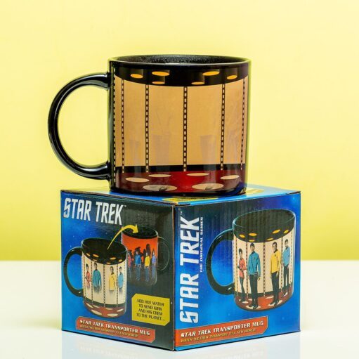 Star Trek Transporter wärmeempfindliche Tasse