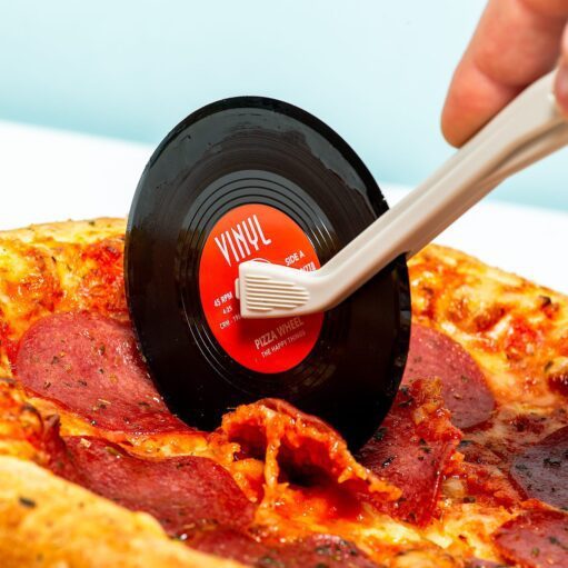 Plattenspieler Pizzaschneider