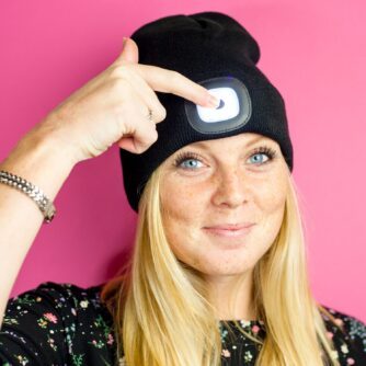 Hut mit LED-Beleuchtung