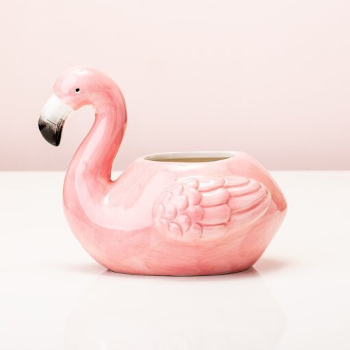 Flamingo-Blumentopf