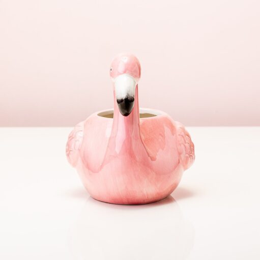 Flamingo-Blumentopf