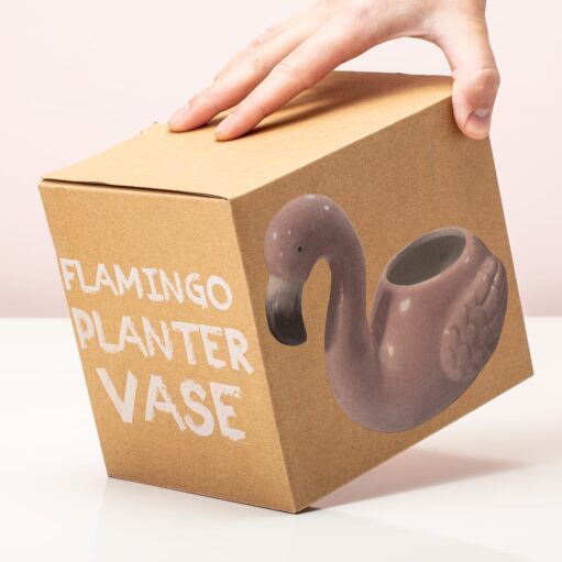 Flamingo-Blumentopf