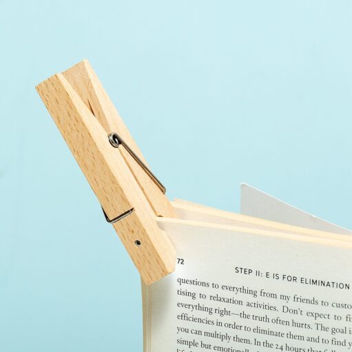 Wäscheklammer-Buchlicht