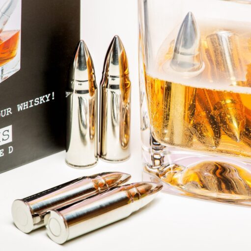 Whiskey Ice Bullets (4er-Set)