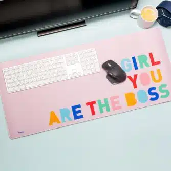 Girl Boss Schreibtischunterlage