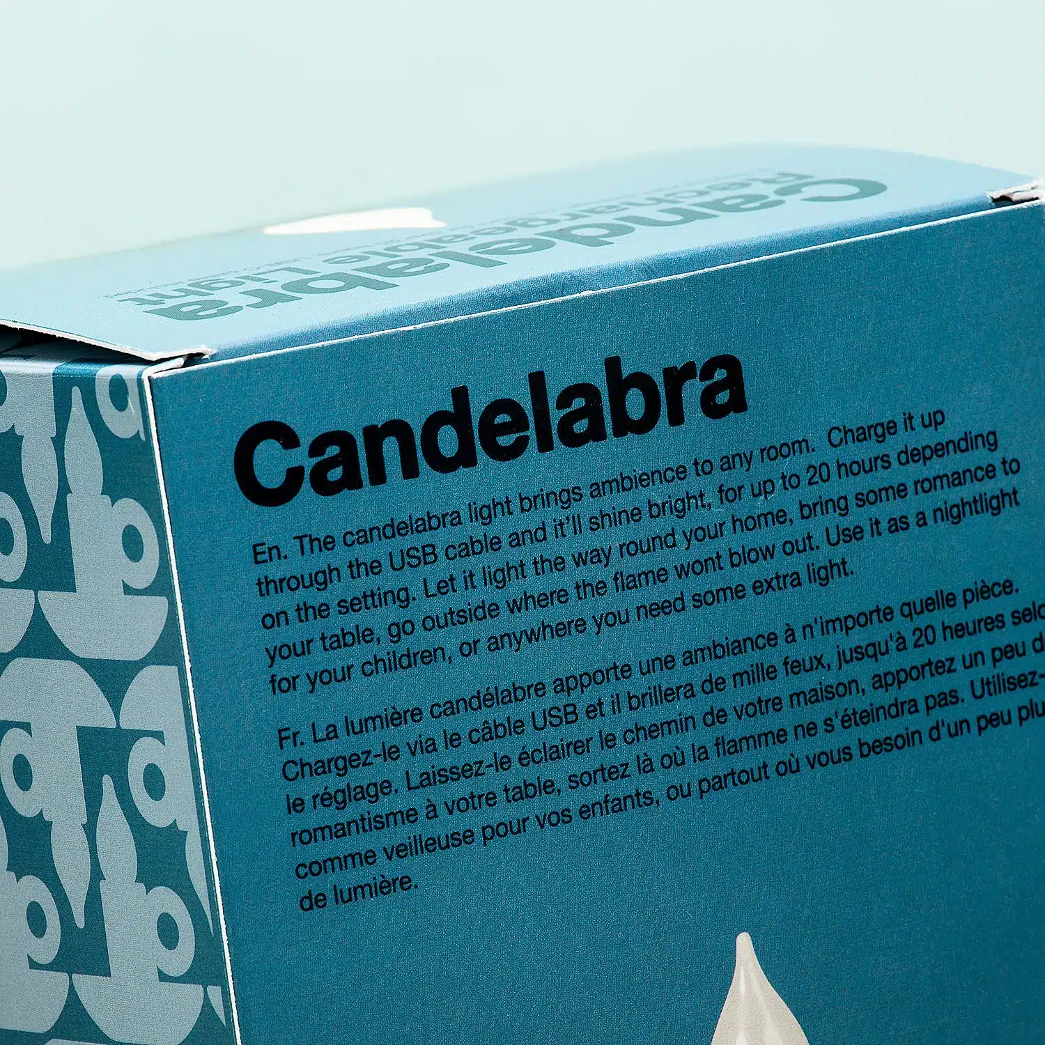 Wiederaufladbares Kerzenlicht