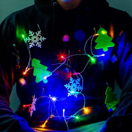DIY hässliches Weihnachtspullover-Set