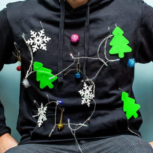 DIY hässliches Weihnachtspullover-Set