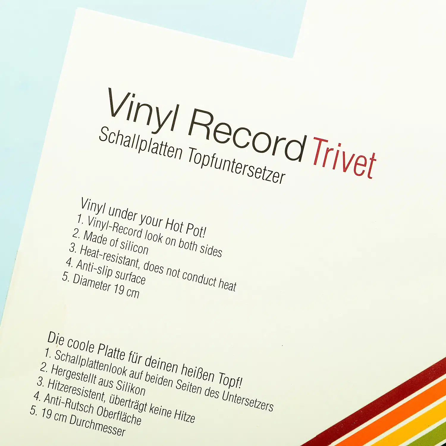 LP-Pfannenuntersetzer