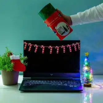 Schreibtisch Weihnachtsschmuck