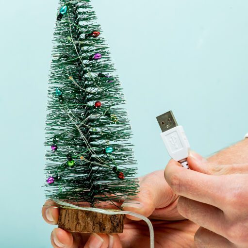 Schreibtisch Weihnachtsschmuck