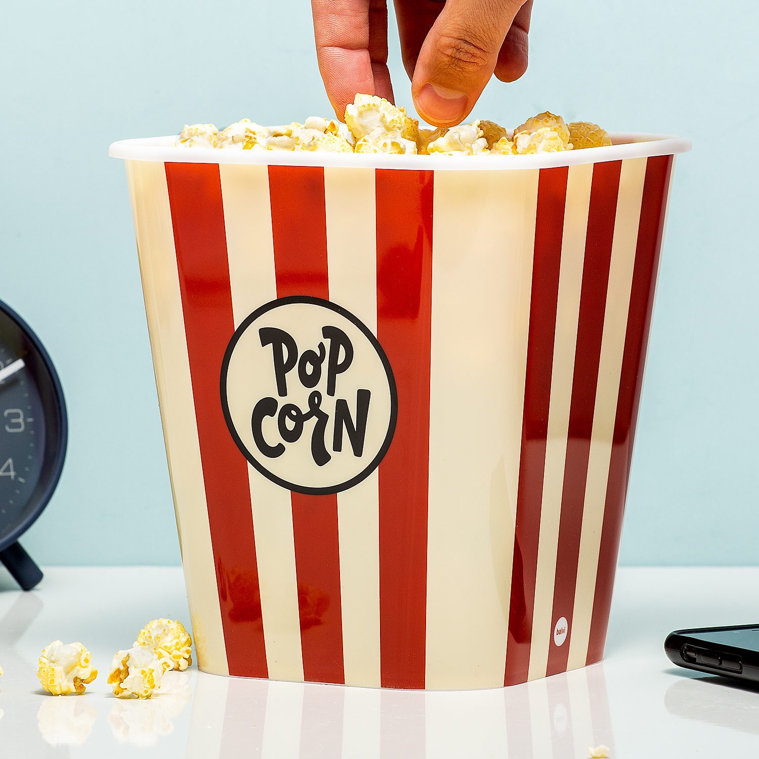 994713 Popcornschaal Popcorn Retro rood Balvi-1 (1)