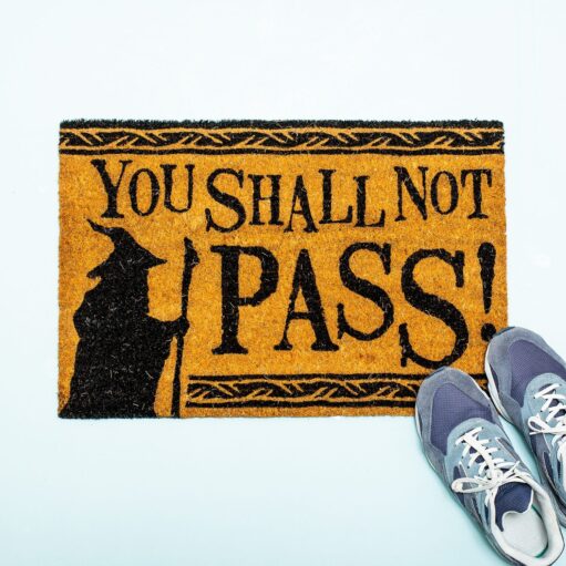 LOTR You Shall Not Pass Fußabtreter