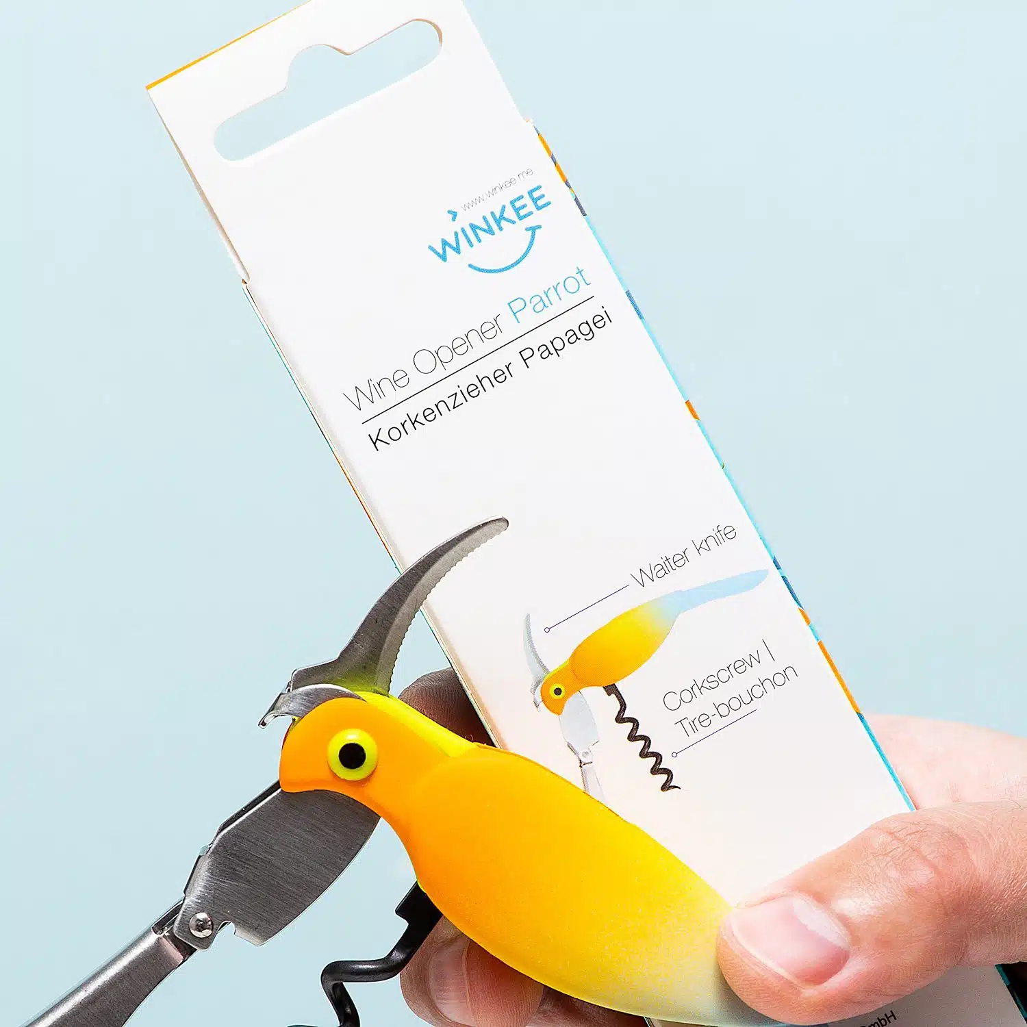 Papagei Korkenzieher