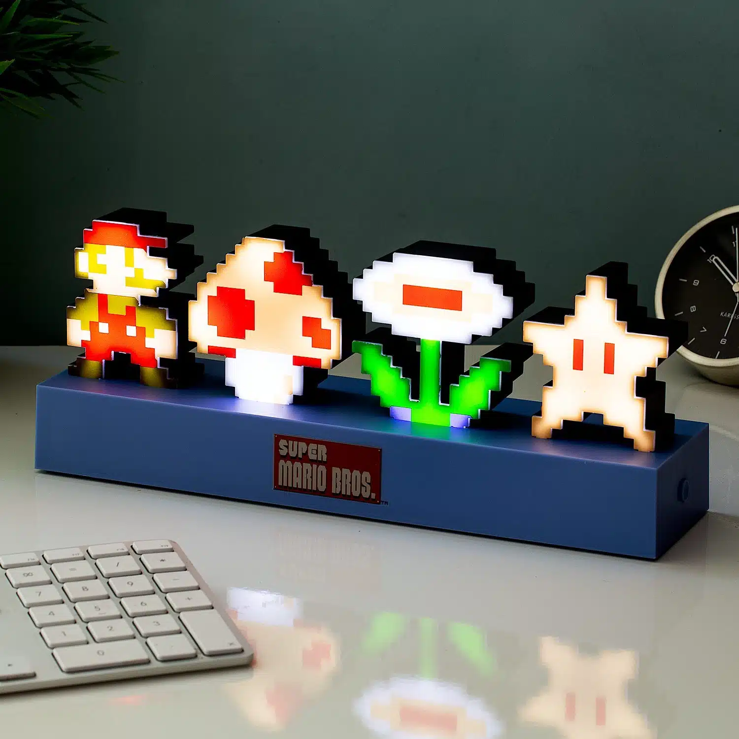 Nintendo Super Mario Bros Icons Lampe
