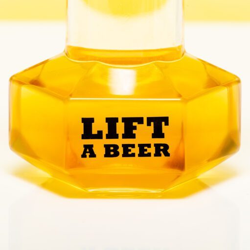 Hantel Bierglas