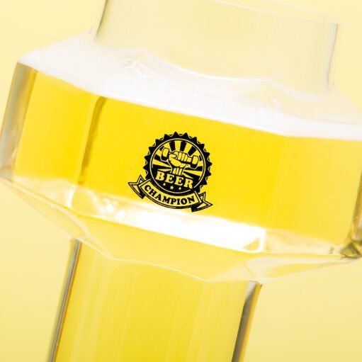 Hantel Bierglas