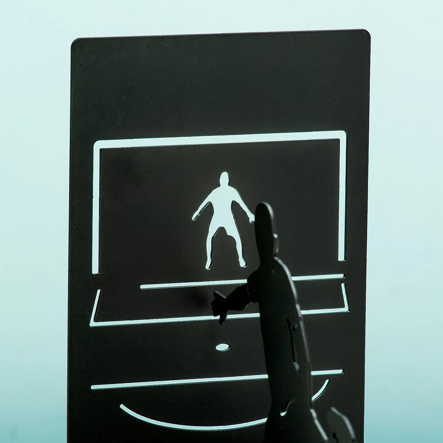 Fußball-Buchstütze