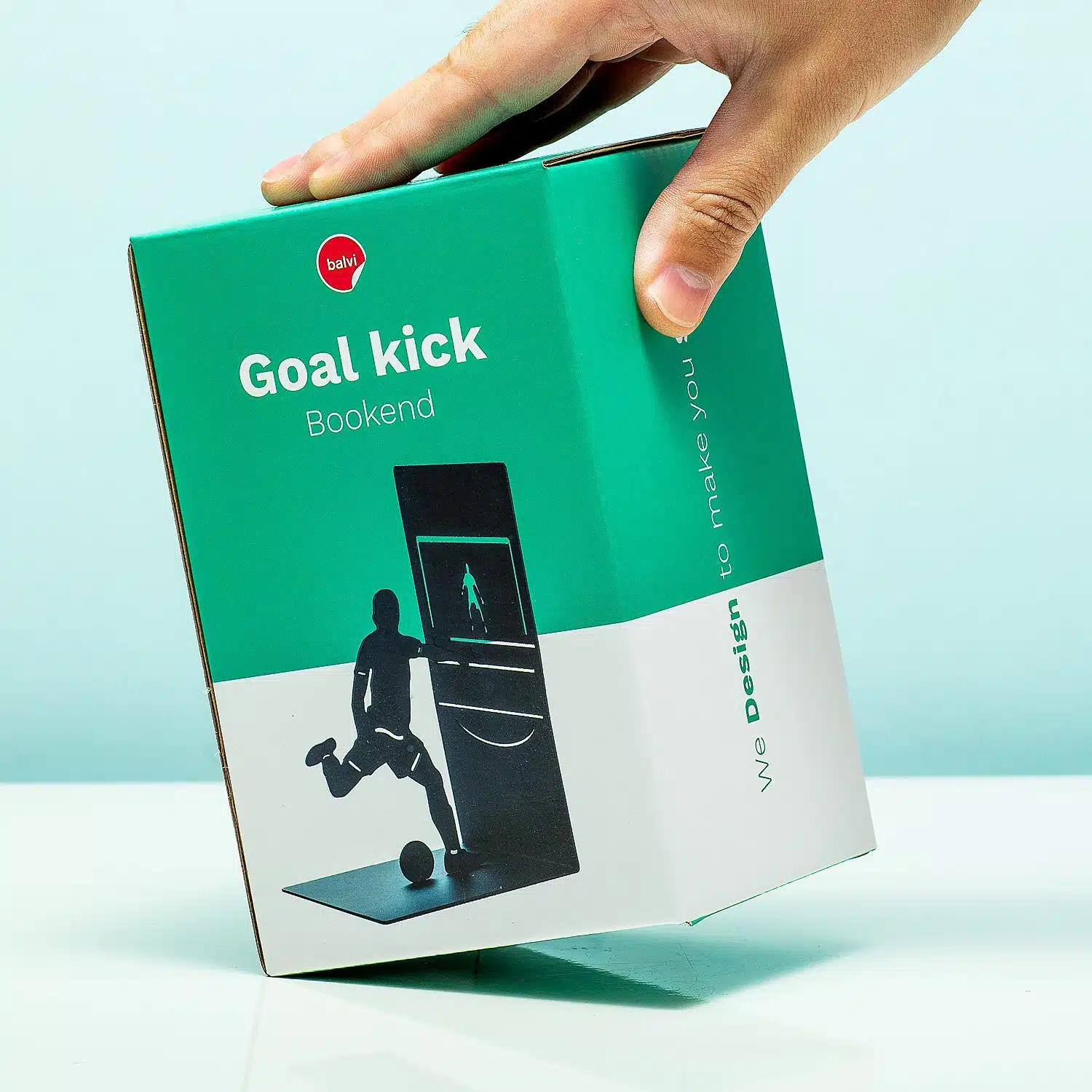 Fußball-Buchstütze