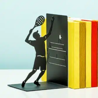 Tennis-Buchstütze