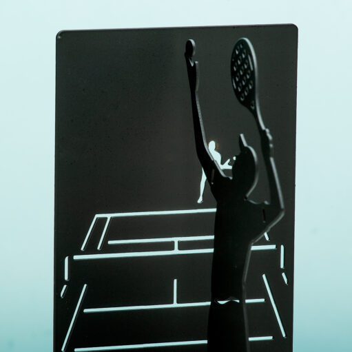 Tennis-Buchstütze
