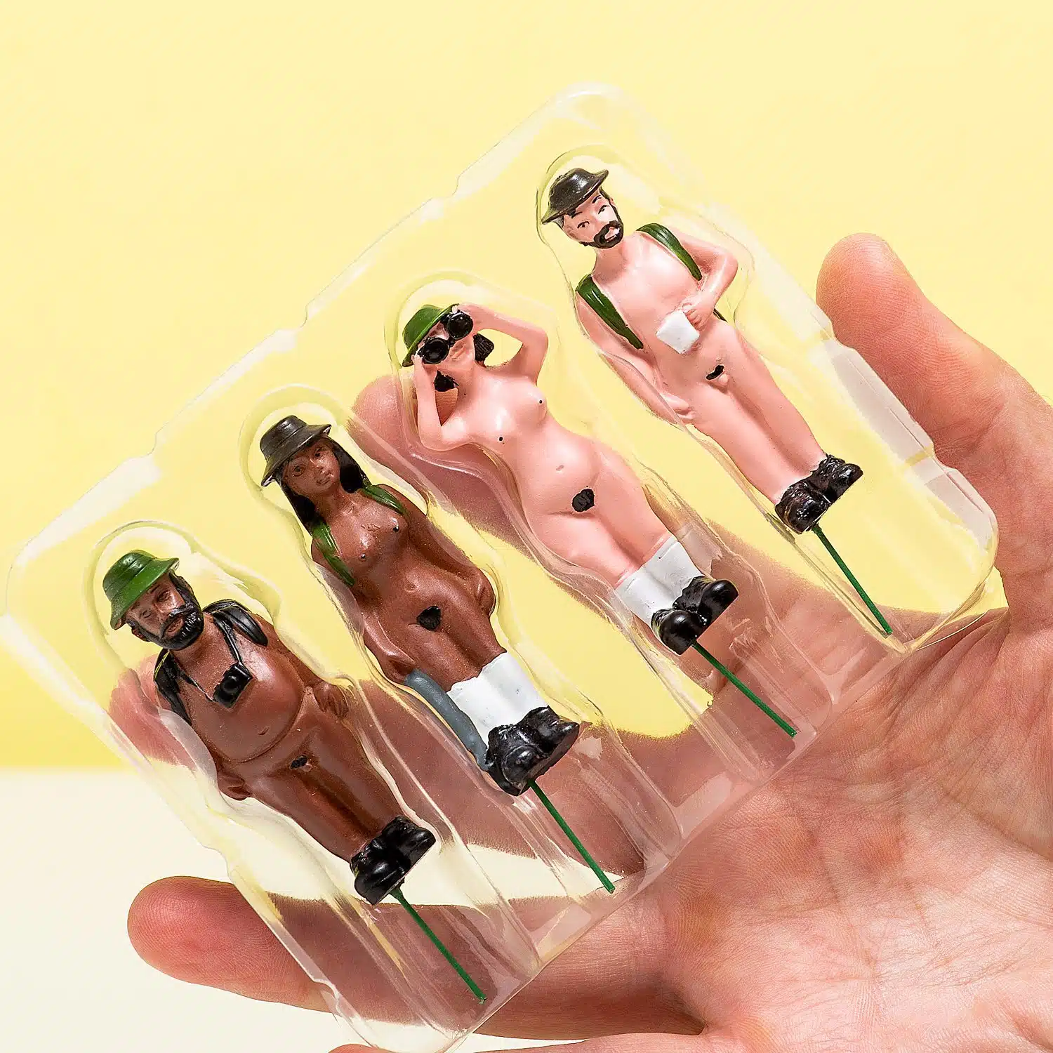 Blumentopf FKK (4er-Set)