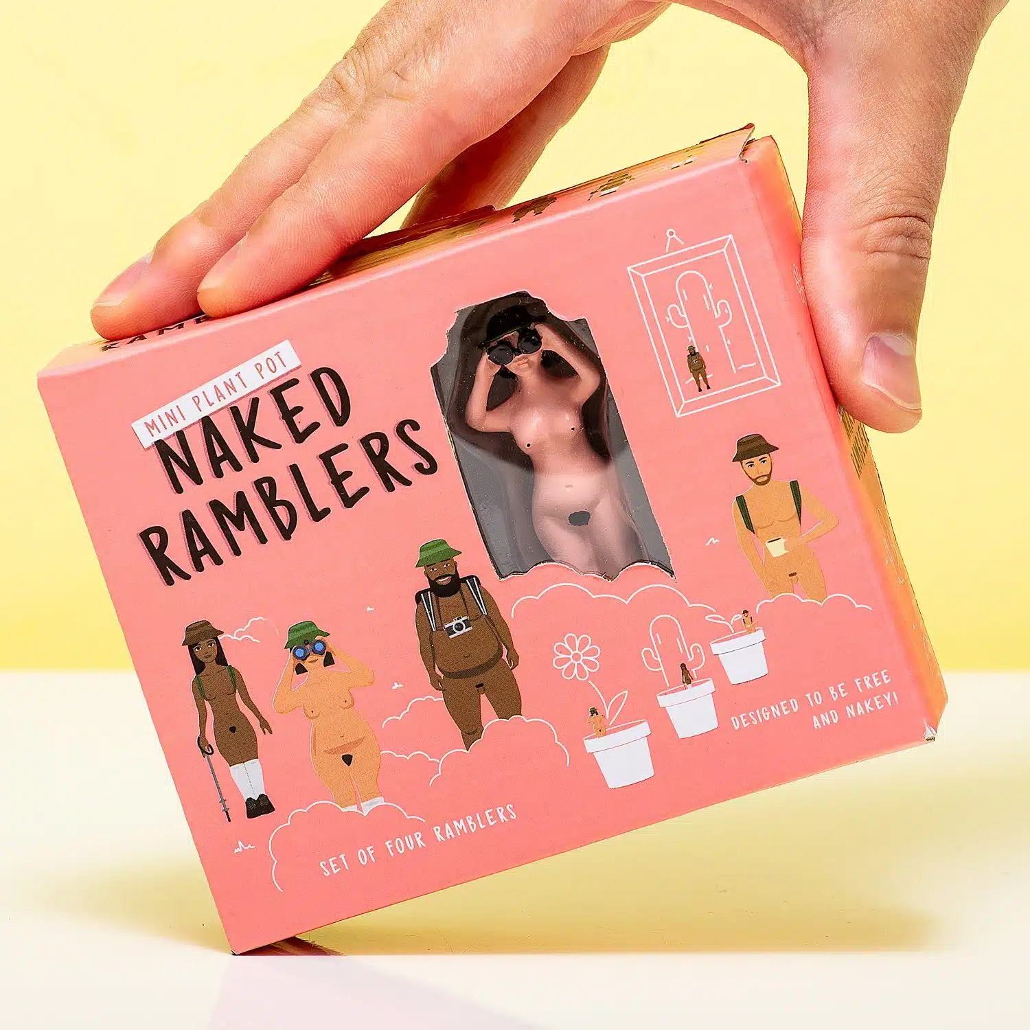 Blumentopf FKK (4er-Set)