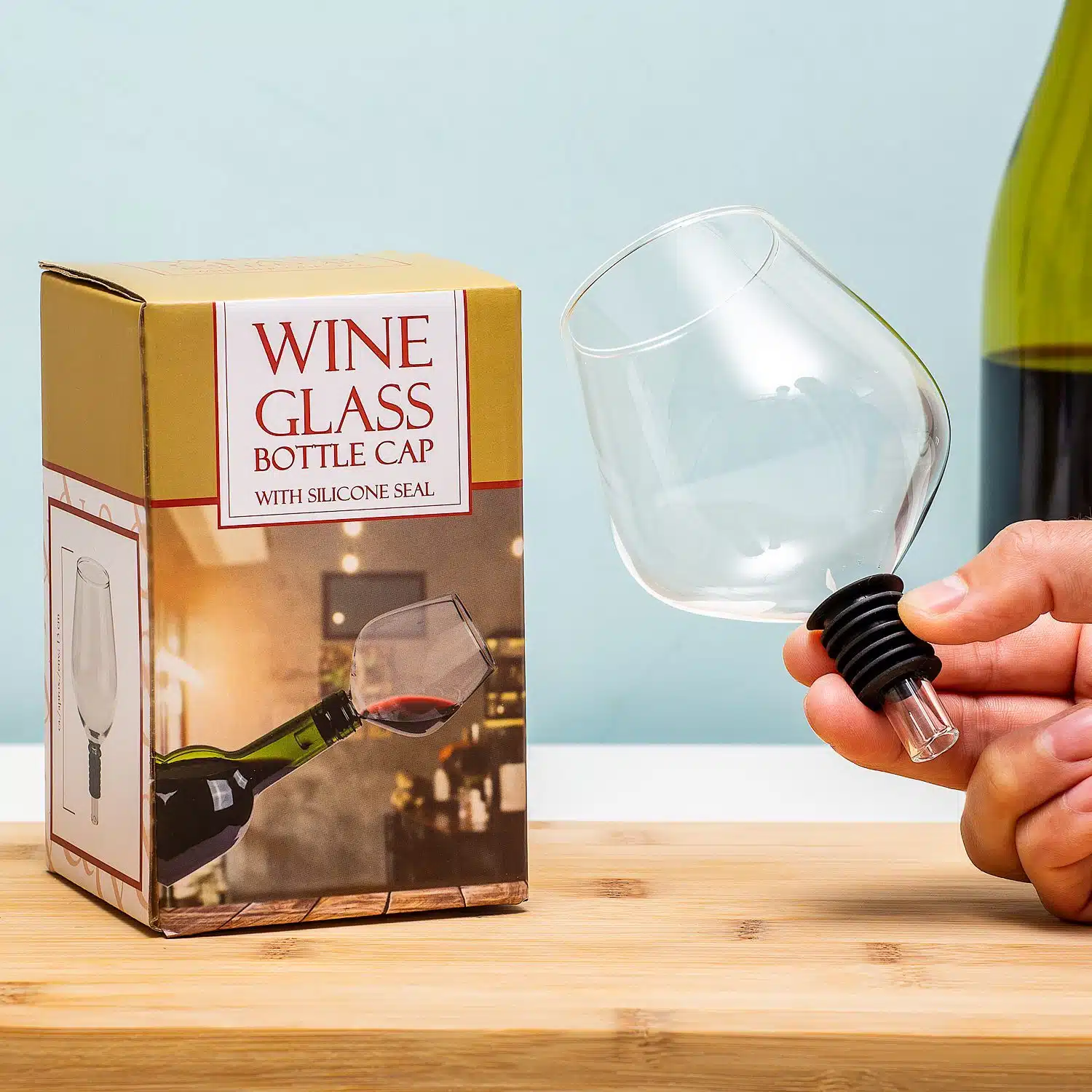 Dekanter aus Weinglas