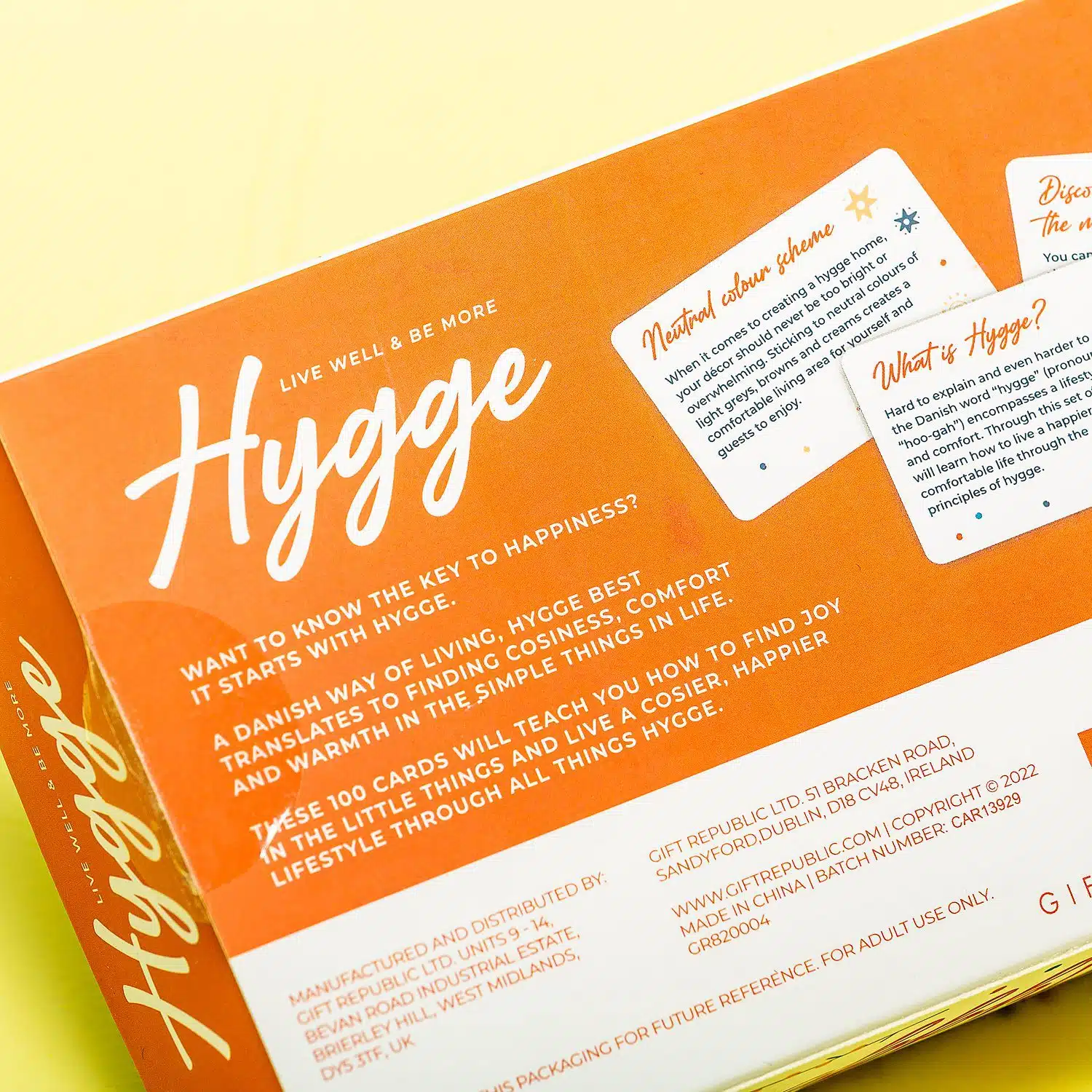 Hygge-Lifestyle-Karten