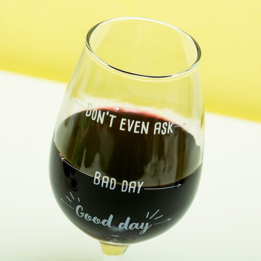 Good Day Bad Day Weinglas