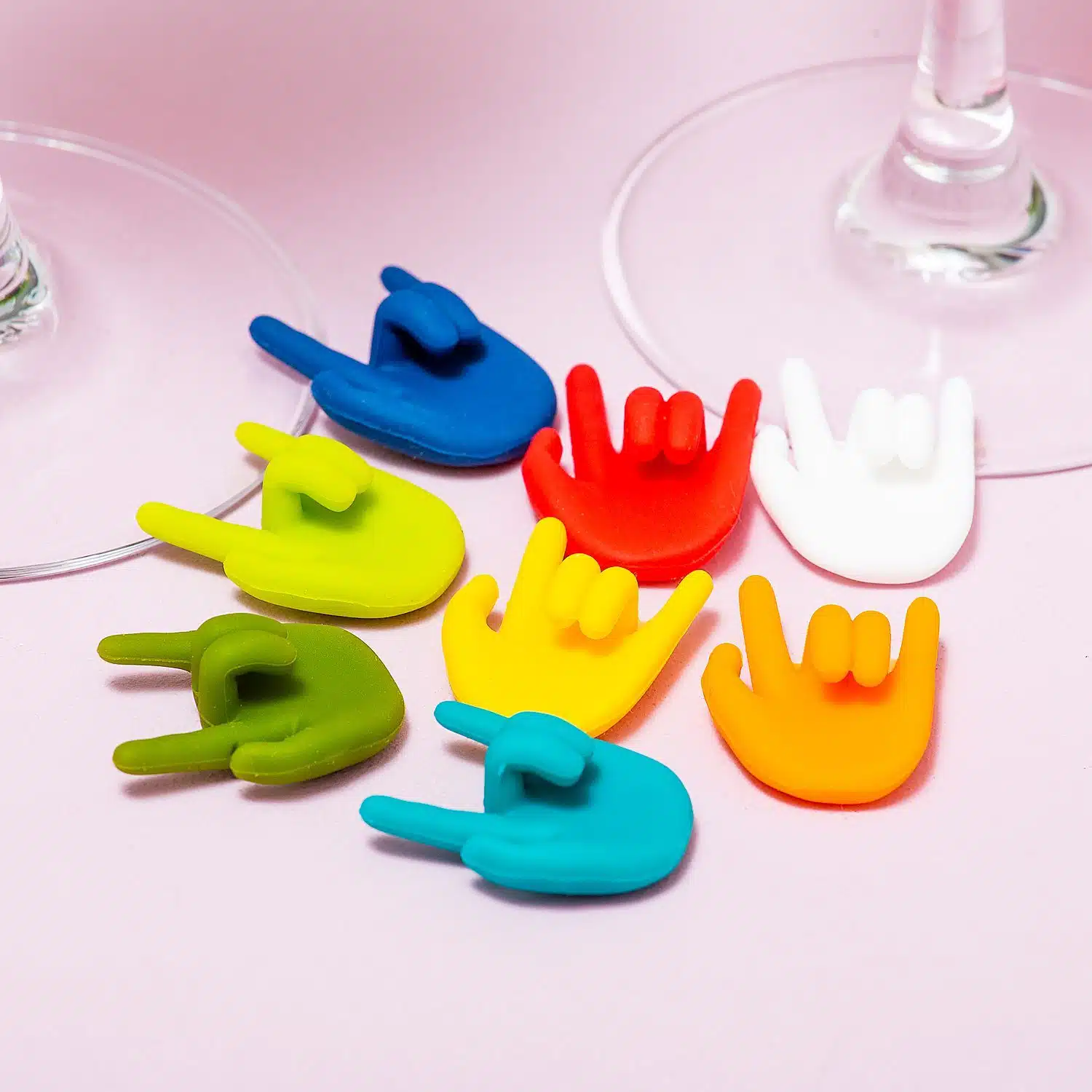 Rock-Handglasmarker (8er-Set)