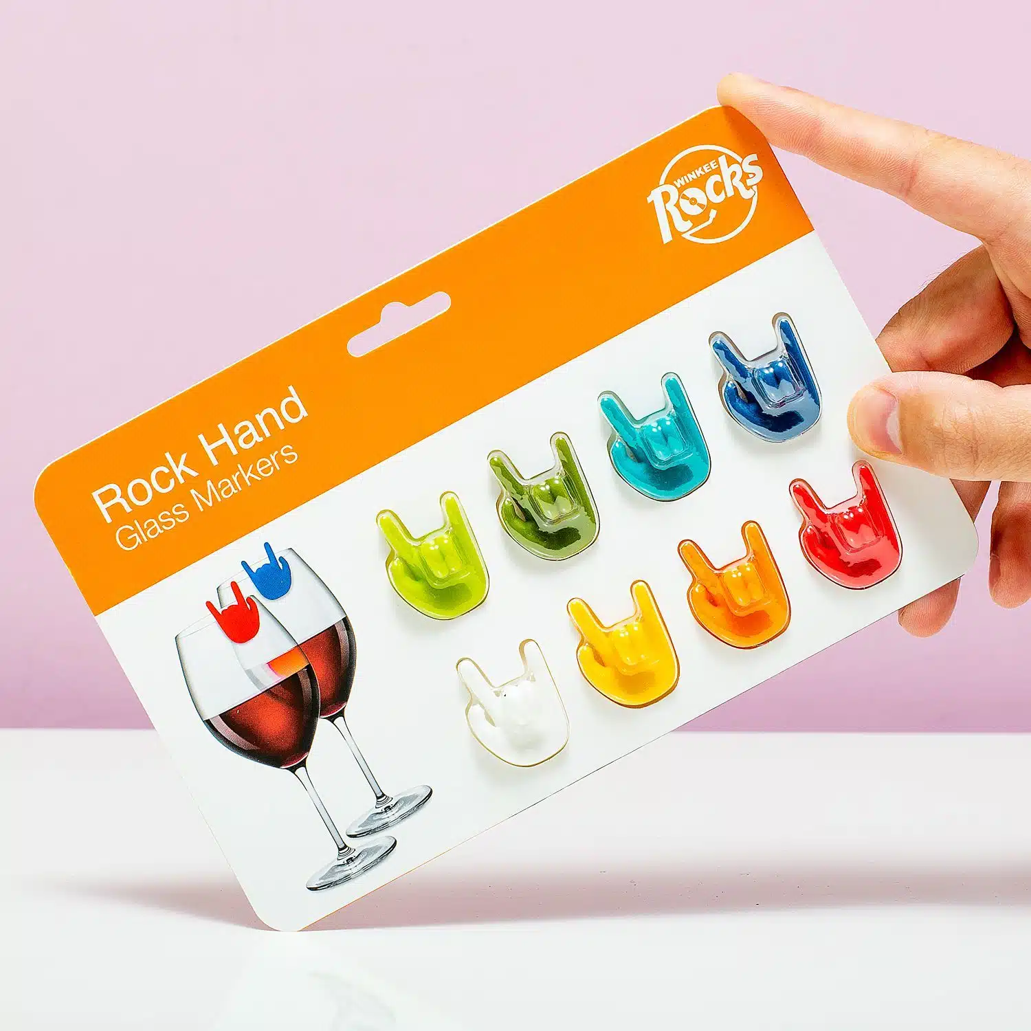 Rock-Handglasmarker (8er-Set)