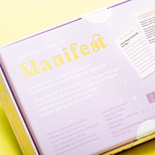Manifestieren Sie Lifestyle-Karten