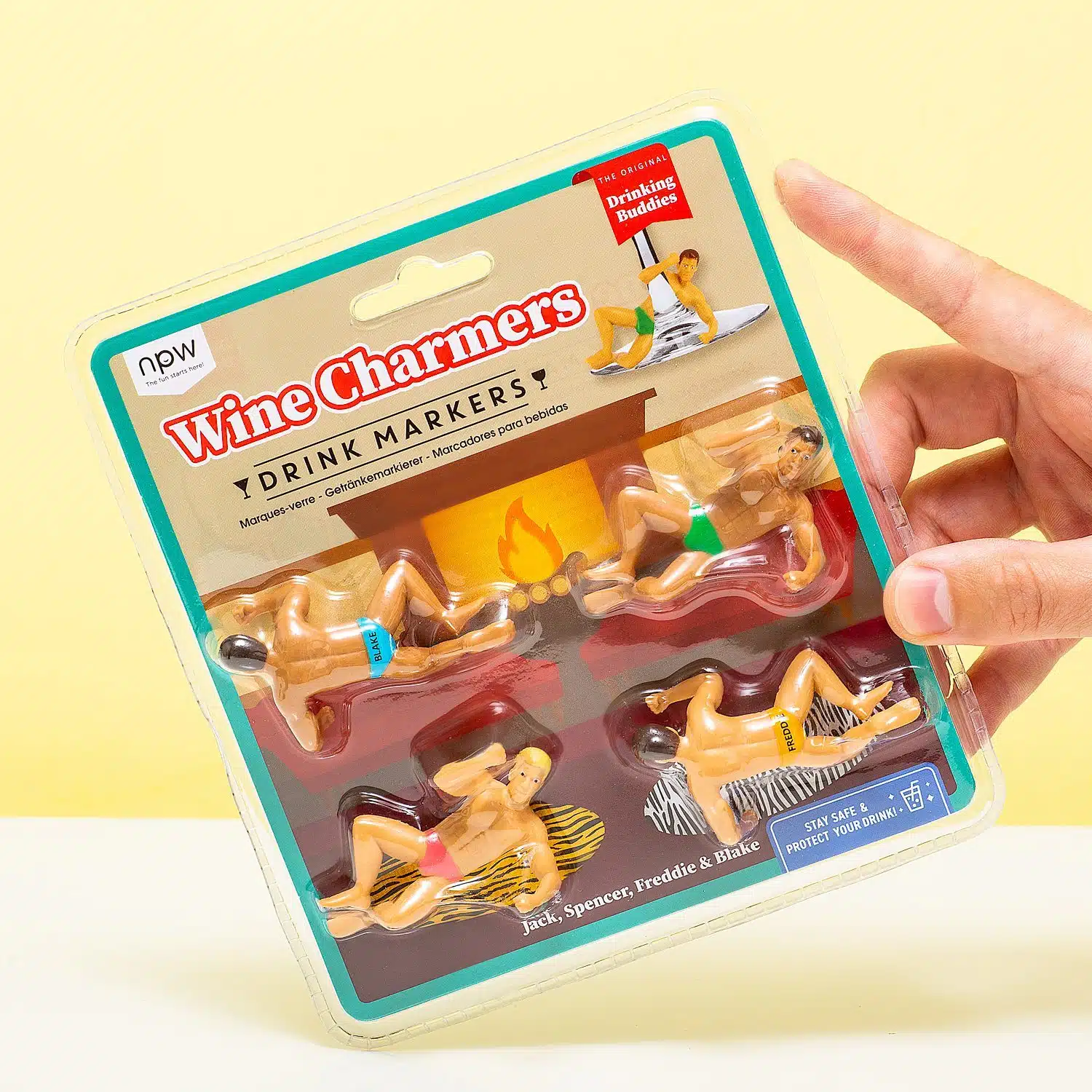 Drinking Buddies Weinmarker (4er-Set)
