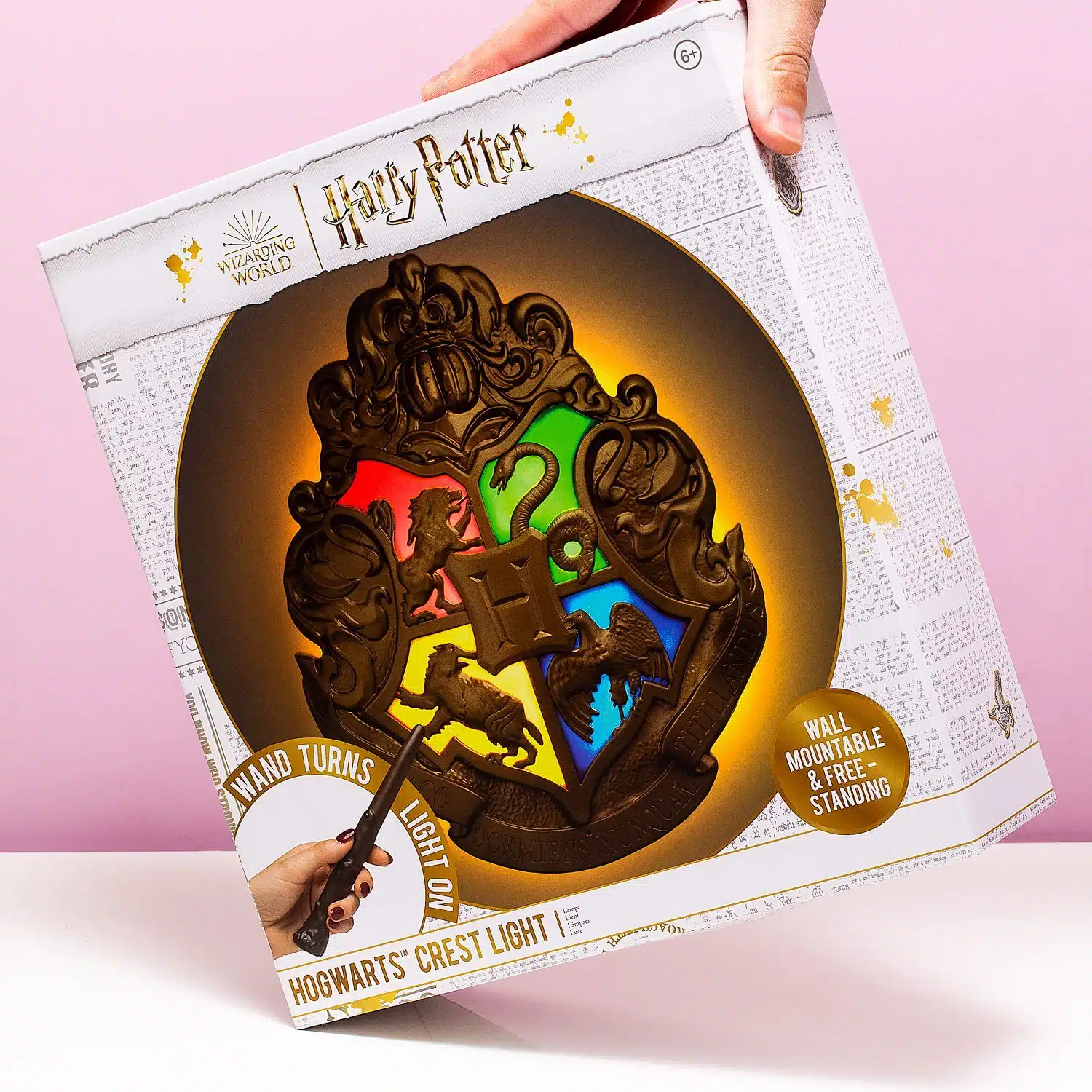 Harry Potter Hogwarts Crest Lampe