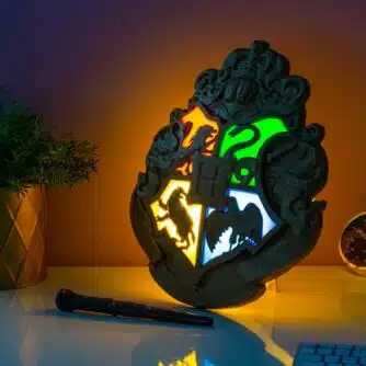 Harry Potter Hogwarts Crest Lampe