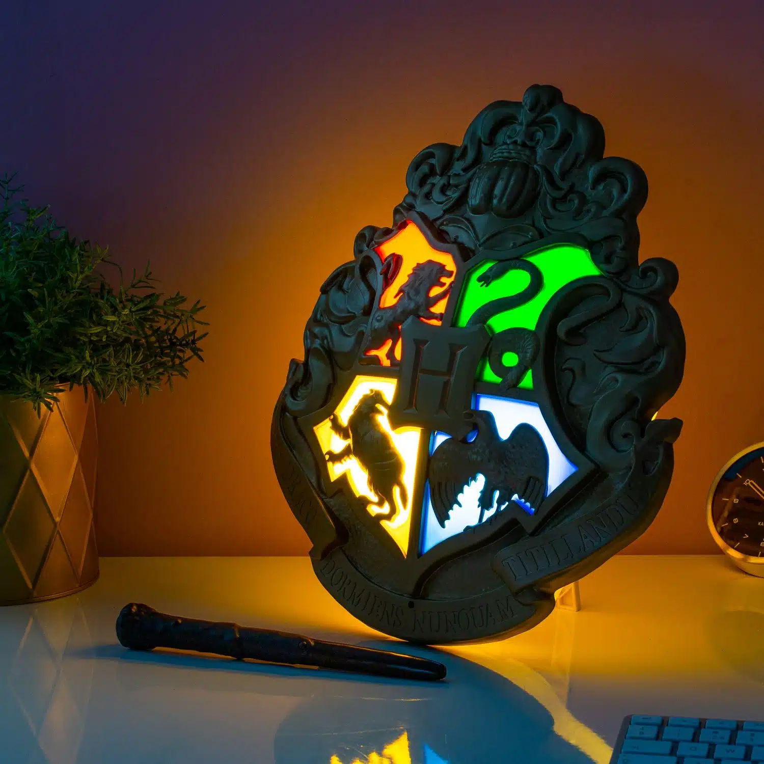 Harry Potter Hogwarts Crest Lampe