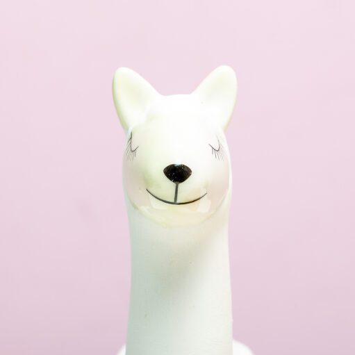 Lama-Blumentopf mit Samen