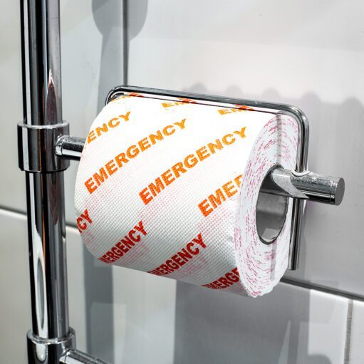 Notfall-Toilettenpapier