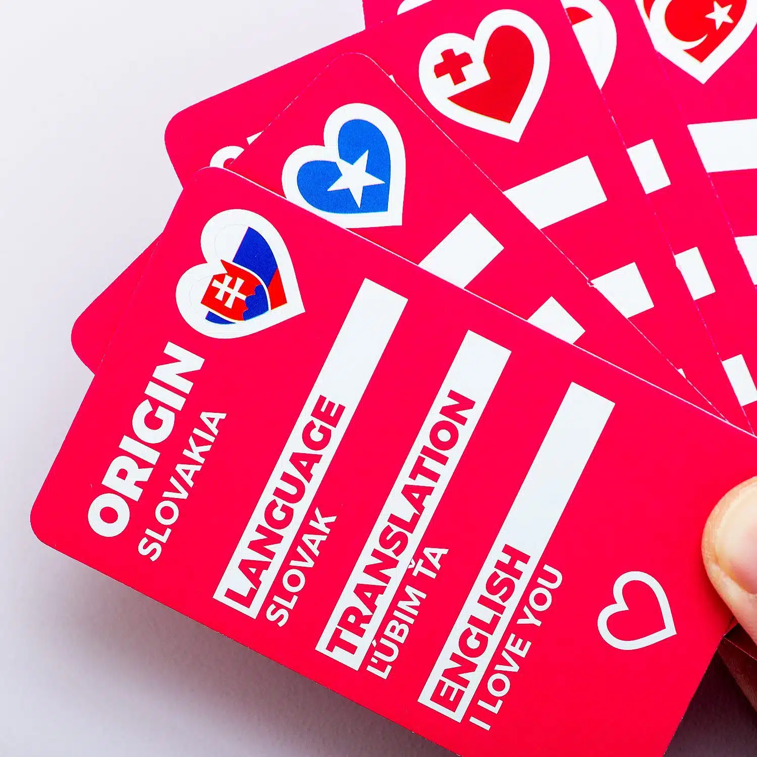 How to say I love you around the world Karten