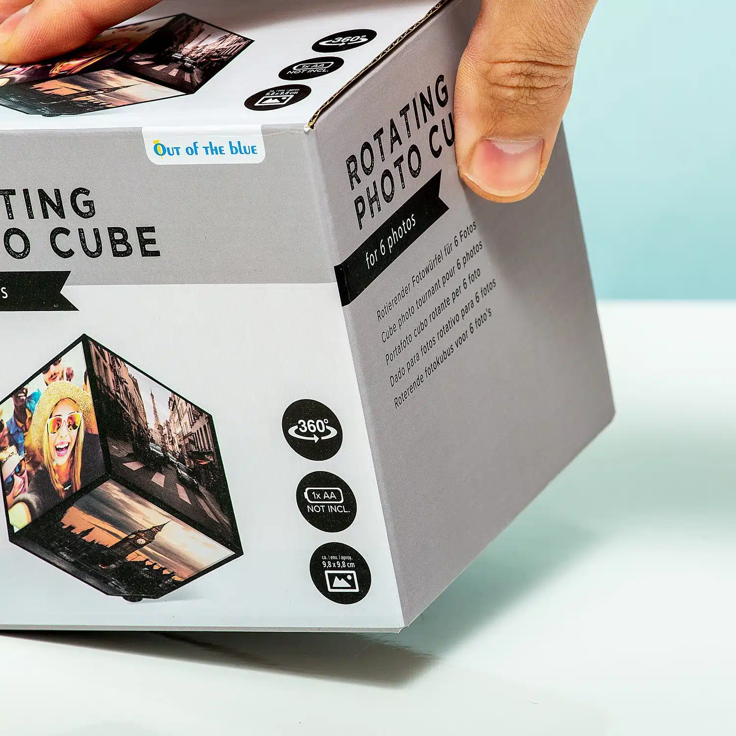 Rotierender Fotowürfel